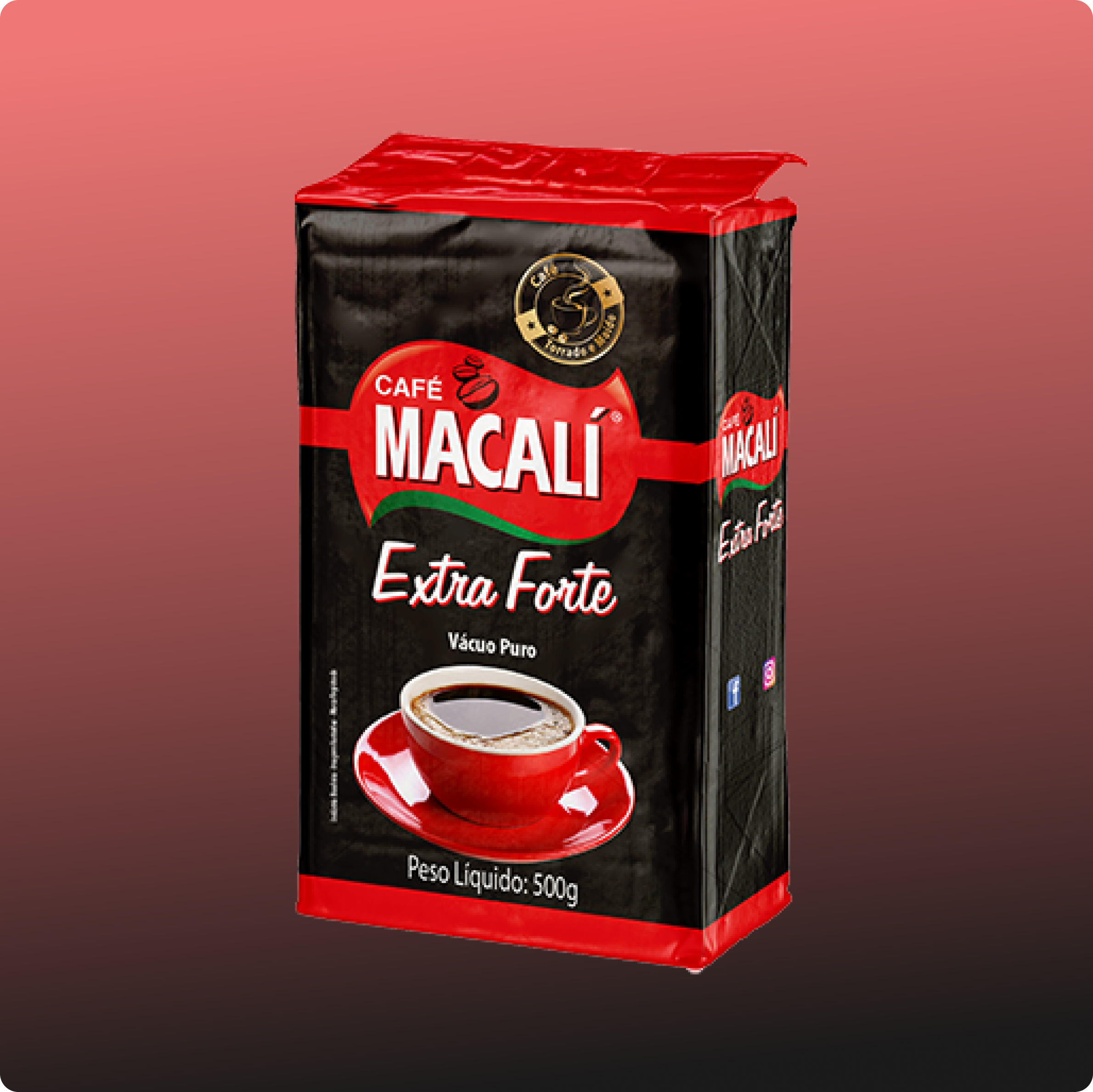 Café Macalí Extra Forte Vácuo 500g