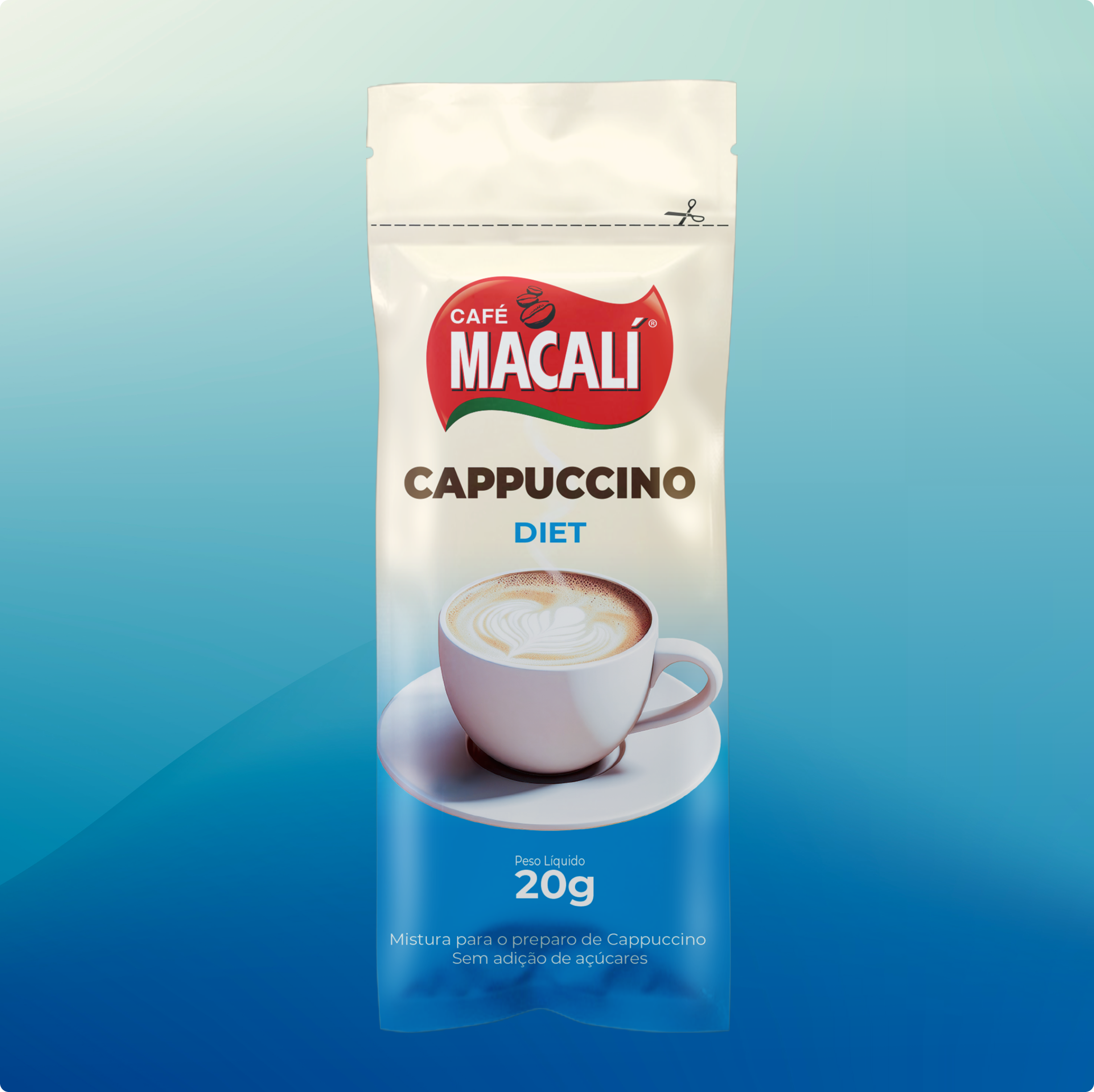 Cappuccino Macalí Diet 20g