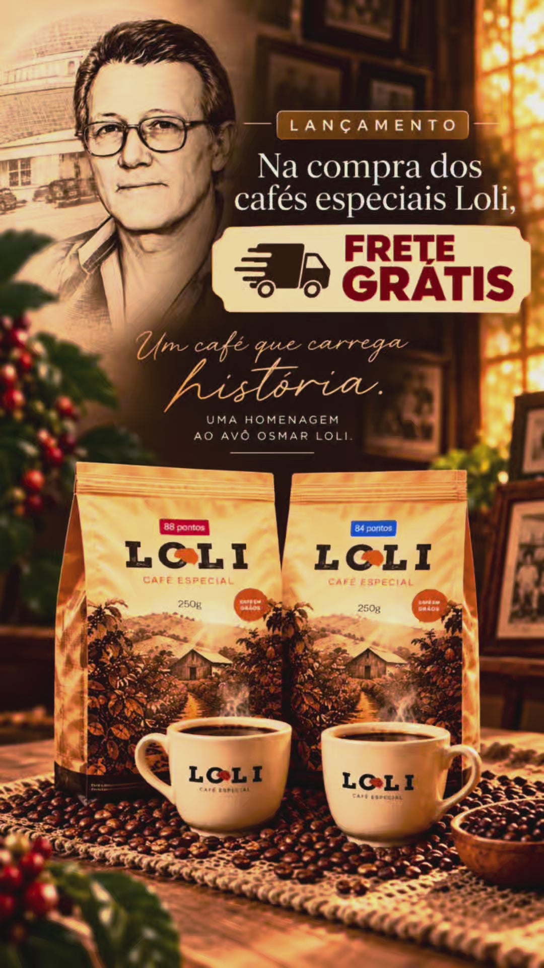 Café Loli 88 Pontos - FRETE GRÁTIS